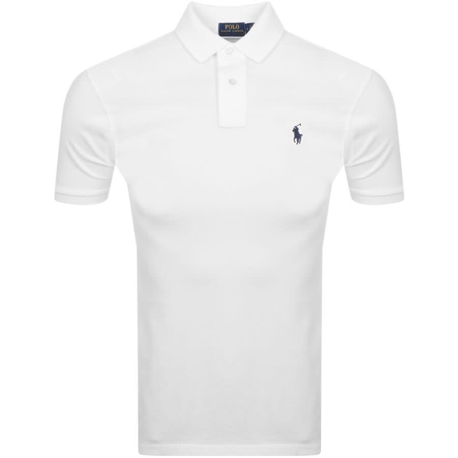 Ralph Lauren Slim Fit Polo T Shirt White | Mainline Menswear us